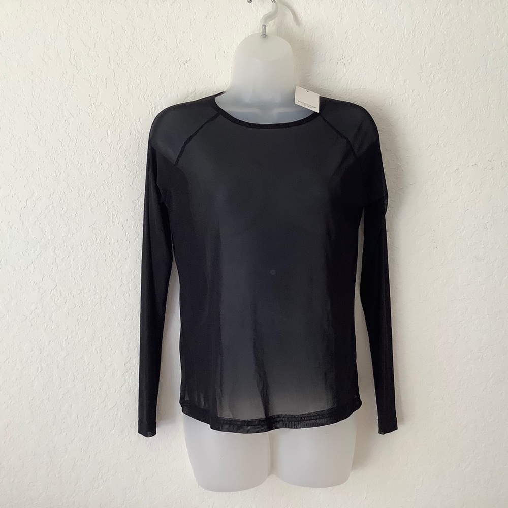 NWT Mangopop Sheer Top